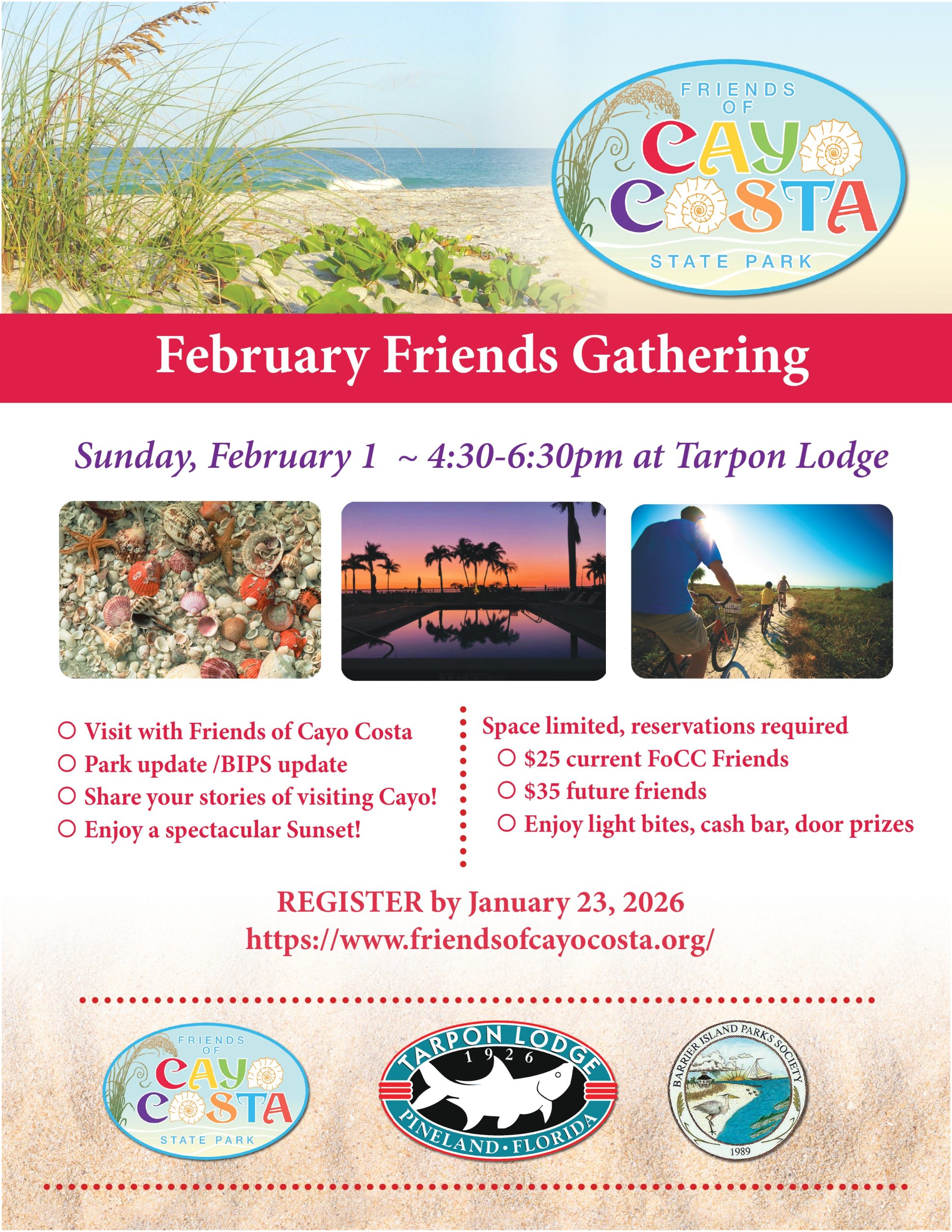 February Friends Gathering Flyer 2026